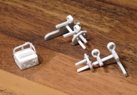 Vyrobené nosiče rakiet a prístrojová sekcia