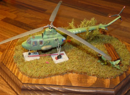 Základ diorámy Mil Mi-1