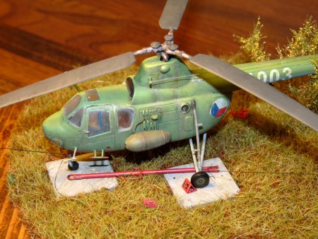 Ťažná tyč a podkladacie kliny vyrobené samodomo...