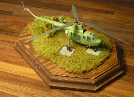 "Betónové" kocky - sádra s Herkulesom do formy z Lega...