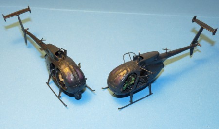 Antény na MH-6 z leptov