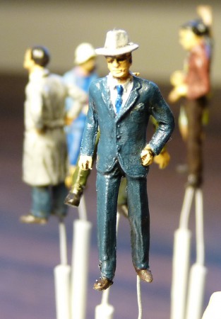 Tuším jediný nezmenený pandrlák - sada Preiser civilný cestujúci 30-te roky